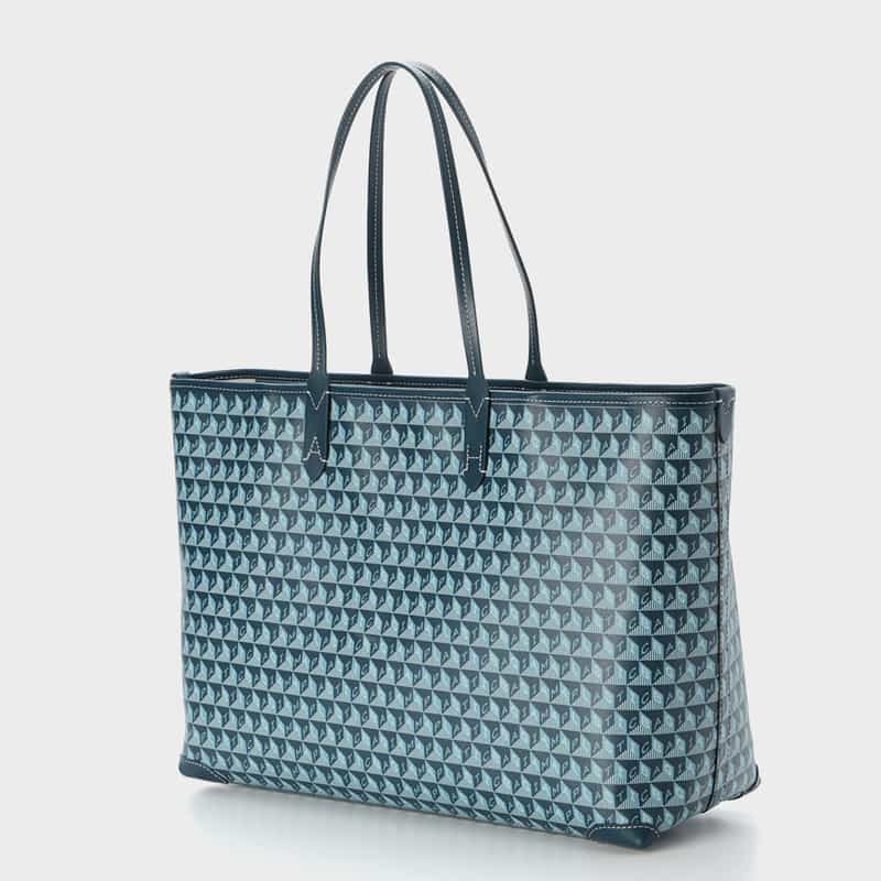 ANYA HINDMARCH ANYA HINDMARCH＜アニヤ ハインドマーチ＞ フラグメントケース “I am a Plastic Bag“ BLUE