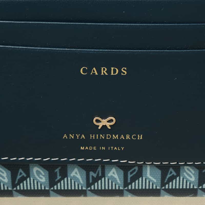 ANYA HINDMARCH ANYA HINDMARCH＜アニヤ ハインドマーチ＞ フラグメントケース “I am a Plastic Bag“ BLUE