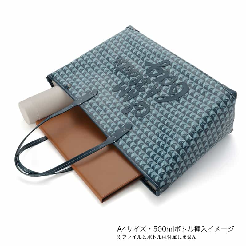 ANYA HINDMARCH ANYA HINDMARCH＜アニヤ ハインドマーチ＞ フラグメントケース “I am a Plastic Bag“ BLUE