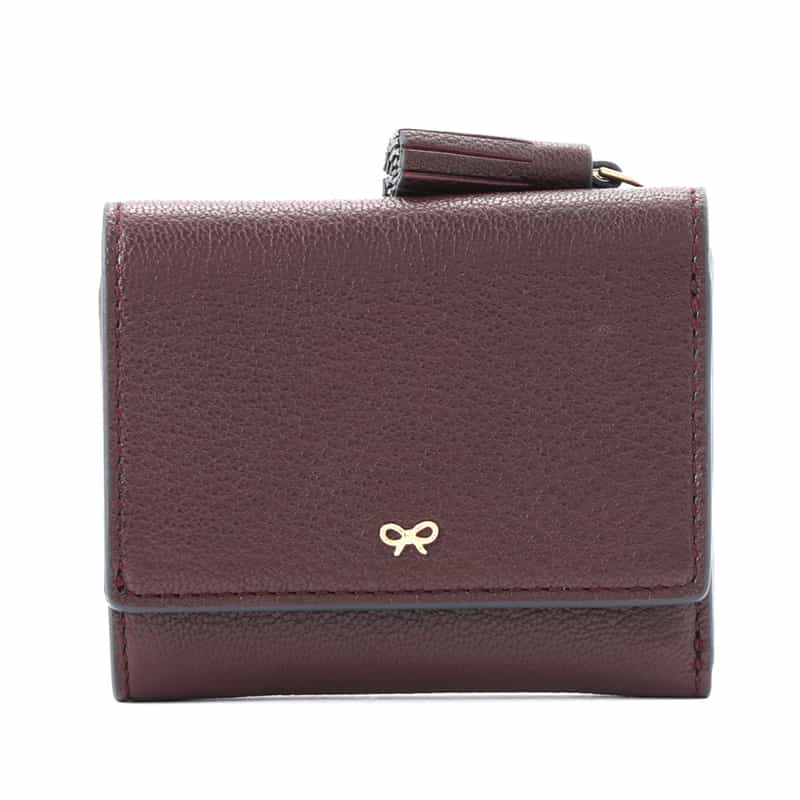 ANYA HINDMARCH ANYA HINDMARCH＜アニヤ ハインドマーチ＞ 三つ折りウォレット BLUE