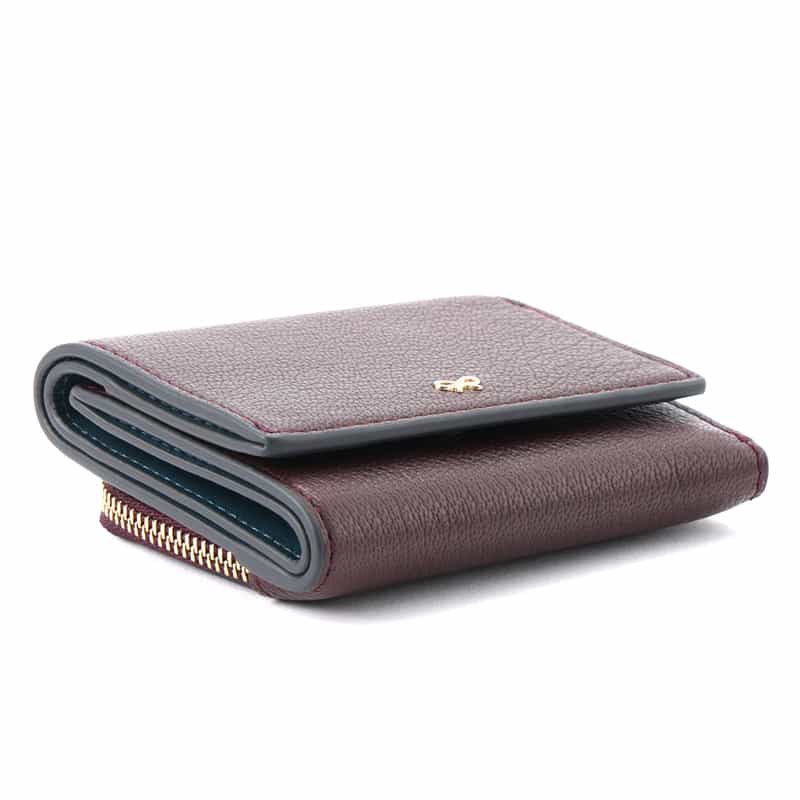 ANYA HINDMARCH ANYA HINDMARCH＜アニヤ ハインドマーチ＞ 三つ折りウォレット BLUE