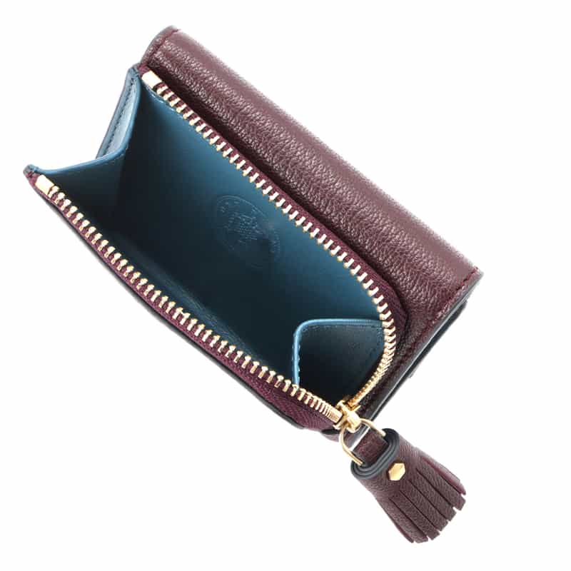 ANYA HINDMARCH ANYA HINDMARCH＜アニヤ ハインドマーチ＞ 三つ折りウォレット BLUE