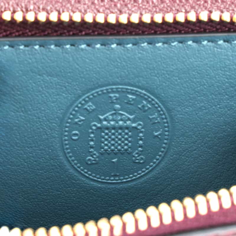 ANYA HINDMARCH ANYA HINDMARCH＜アニヤ ハインドマーチ＞ 三つ折りウォレット BLUE