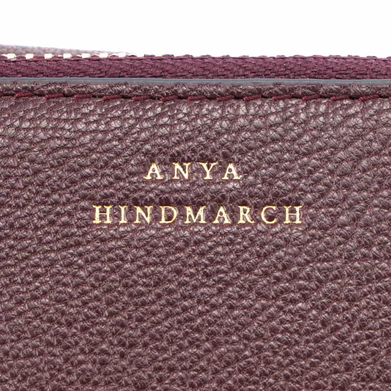 ANYA HINDMARCH ANYA HINDMARCH＜アニヤ ハインドマーチ＞ 三つ折りウォレット BLUE