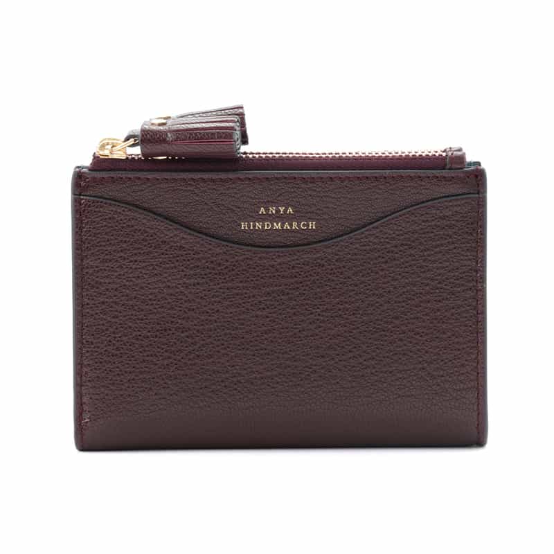 ANYA HINDMARCH＜アニヤ ハインドマーチ＞ ダブルジップコンパクトウォレット