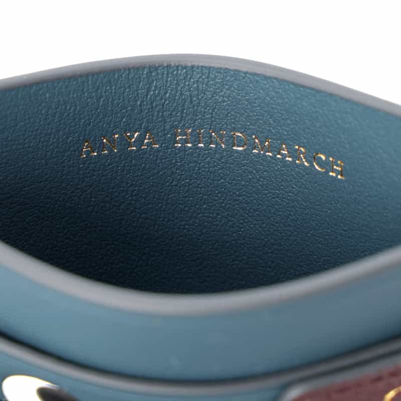 ANYA HINDMARCH ANYA HINDMARCH＜アニヤ ハインドマーチ＞ カードケース BLUE