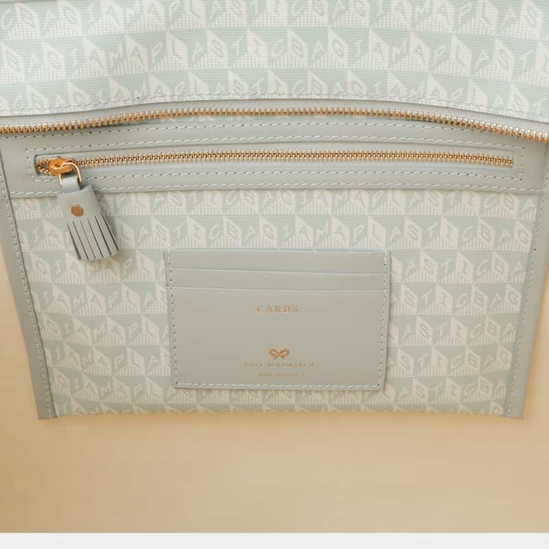 ANYA HINDMARCH ANYA HINDMARCH＜アニヤ ハインドマーチ＞ フラグメントケース “I am a Plastic Bag“ IVORY