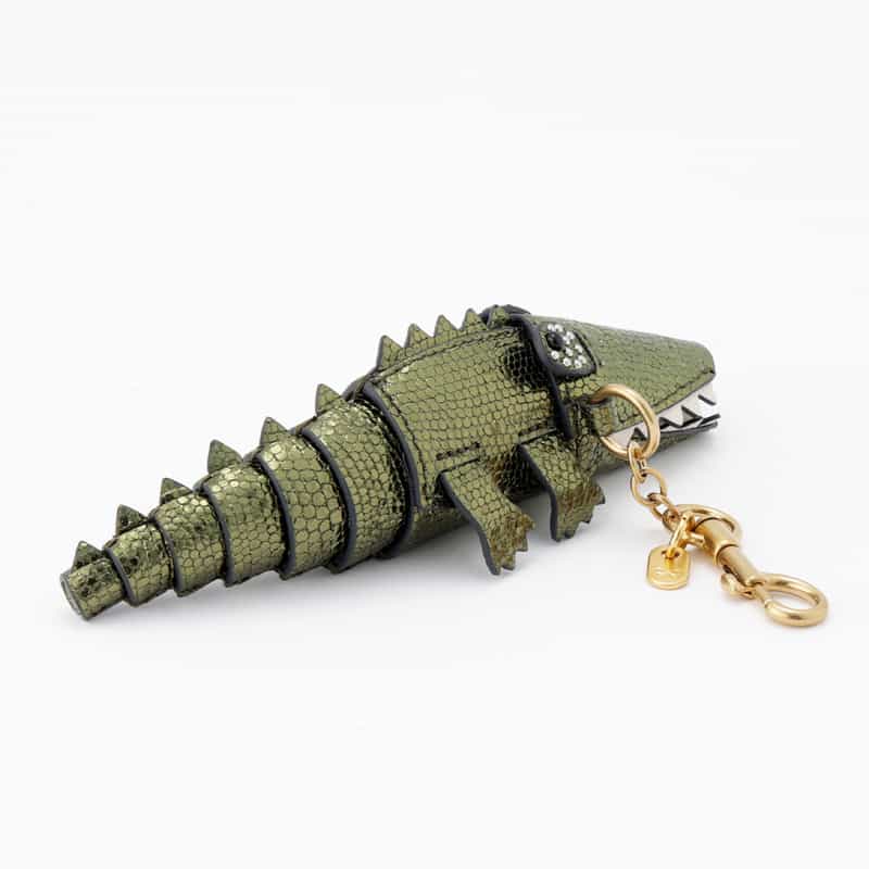 ANYA HINDMARCH ANYA HINDMARCH＜アニヤ ハインドマーチ＞ チャーム（クロコダイル） GREEN