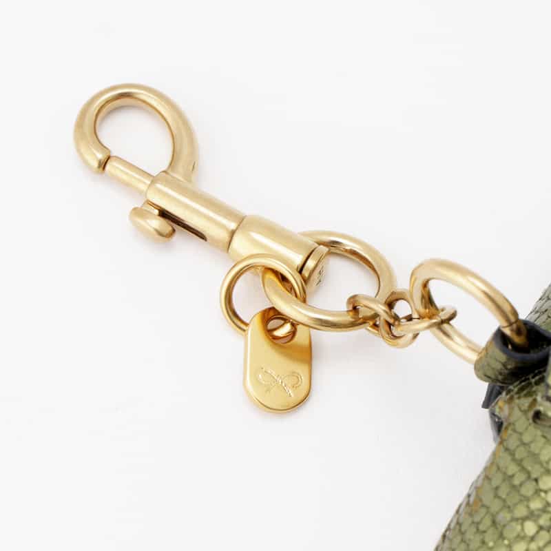 ANYA HINDMARCH ANYA HINDMARCH＜アニヤ ハインドマーチ＞ チャーム（クロコダイル） GREEN