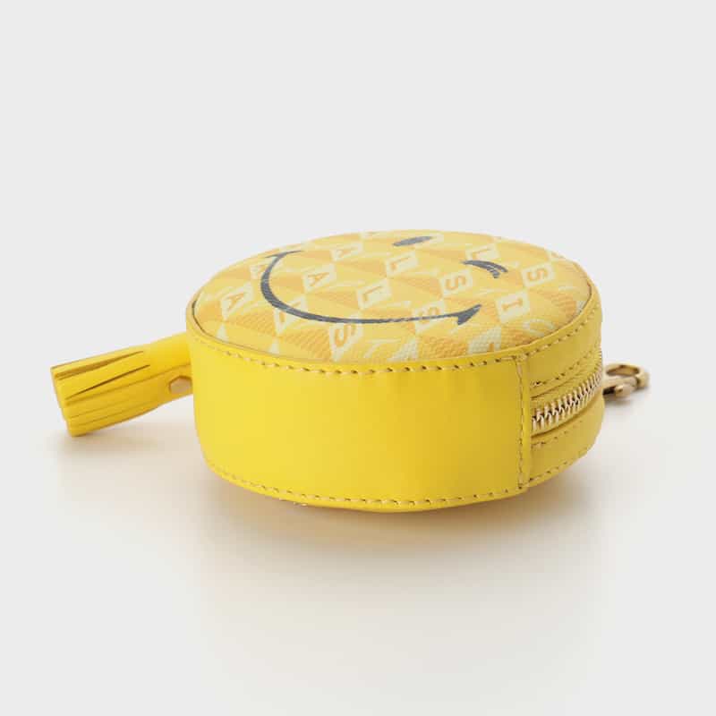 ANYA HINDMARCH ANYA HINDMARCH＜アニヤ ハインドマーチ＞ イヤフォンポーチ "WINK" YELLOW