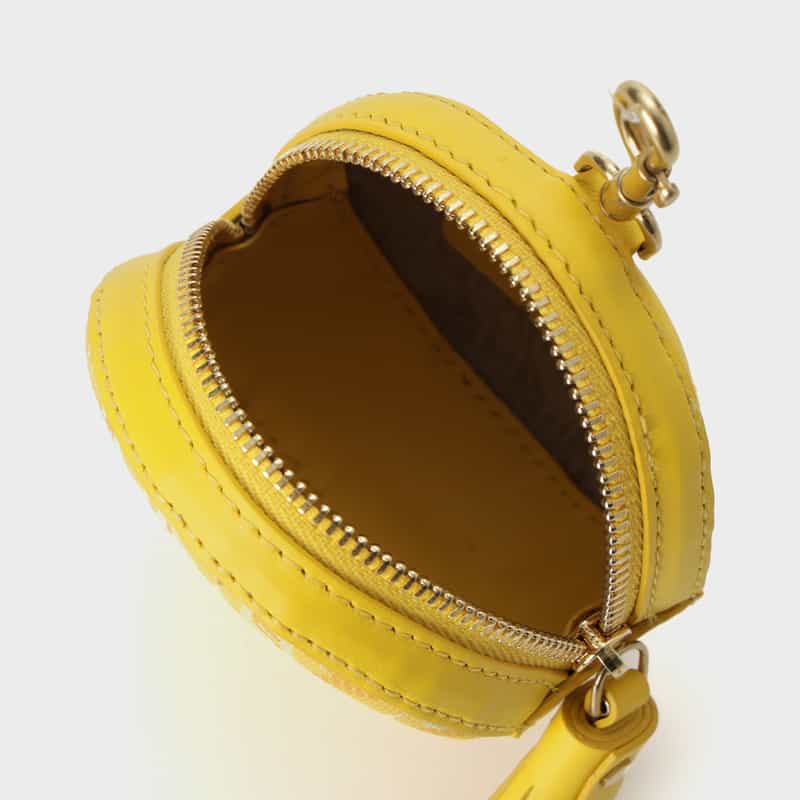 ANYA HINDMARCH ANYA HINDMARCH＜アニヤ ハインドマーチ＞ イヤフォンポーチ "WINK" YELLOW