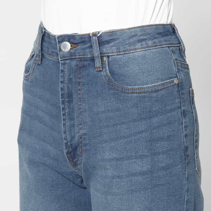 BARNEYS NEW YORK ウォッシャブル 5ポケット ストレッチデニムパンツ BLUE