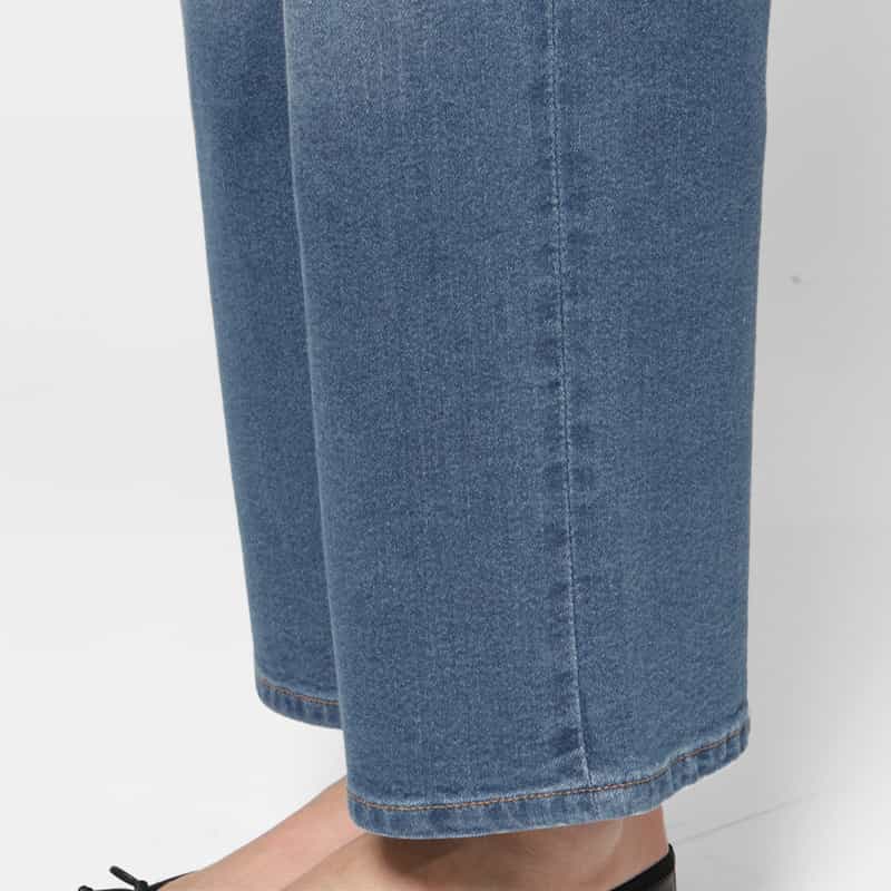 BARNEYS NEW YORK ウォッシャブル 5ポケット ストレッチデニムパンツ BLUE