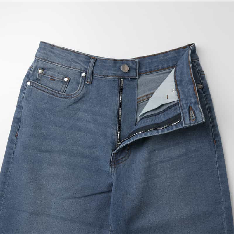 BARNEYS NEW YORK ウォッシャブル 5ポケット ストレッチデニムパンツ BLUE