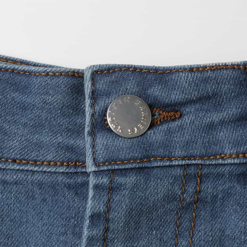 BARNEYS NEW YORK ウォッシャブル 5ポケット ストレッチデニムパンツ BLUE