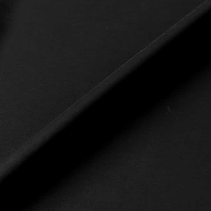 BARNEYS NEW YORK シャイニー タックワイドパンツ BLACK