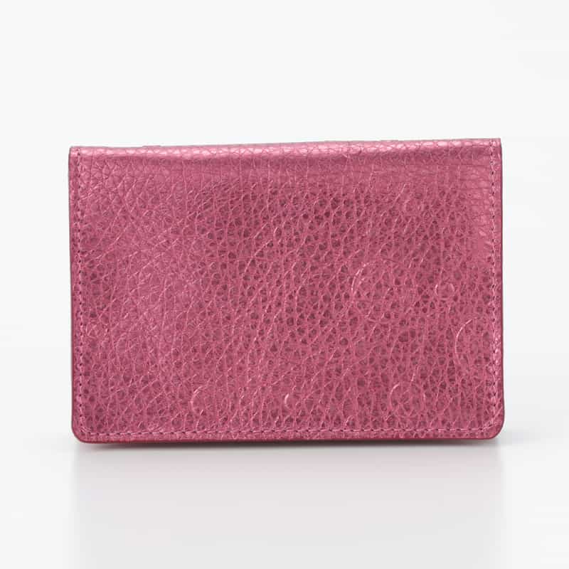 BARNEYS NEW YORK ドット柄型押し カードケース PINK