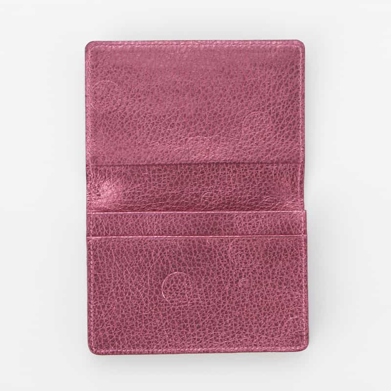 BARNEYS NEW YORK ドット柄型押し カードケース PINK