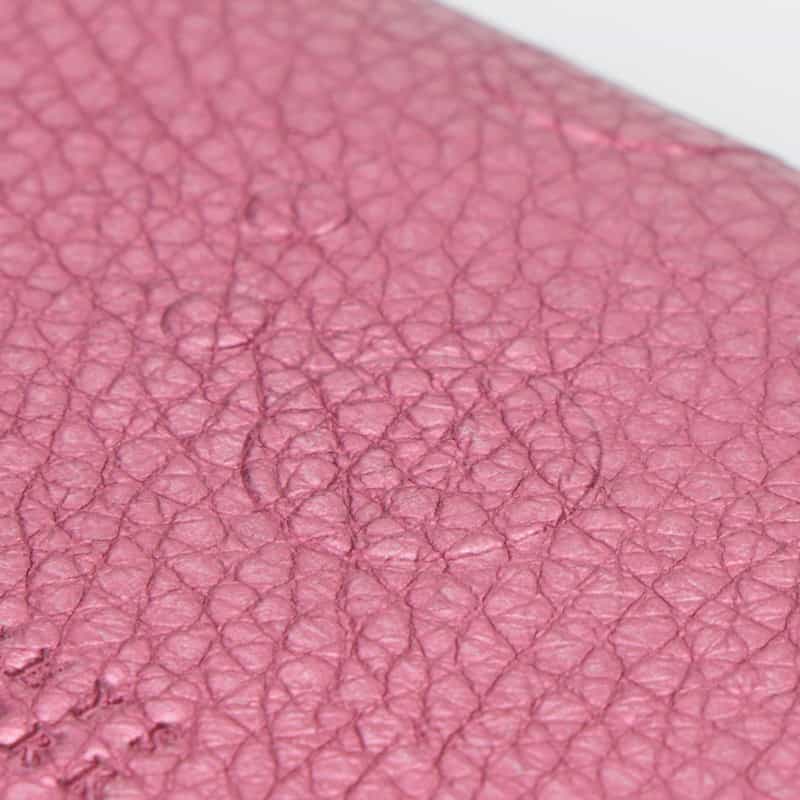 BARNEYS NEW YORK ドット柄型押し カードケース PINK