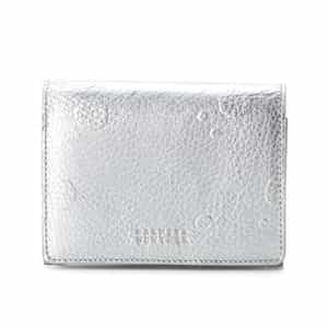 ドット柄型押し ハーフウォレット