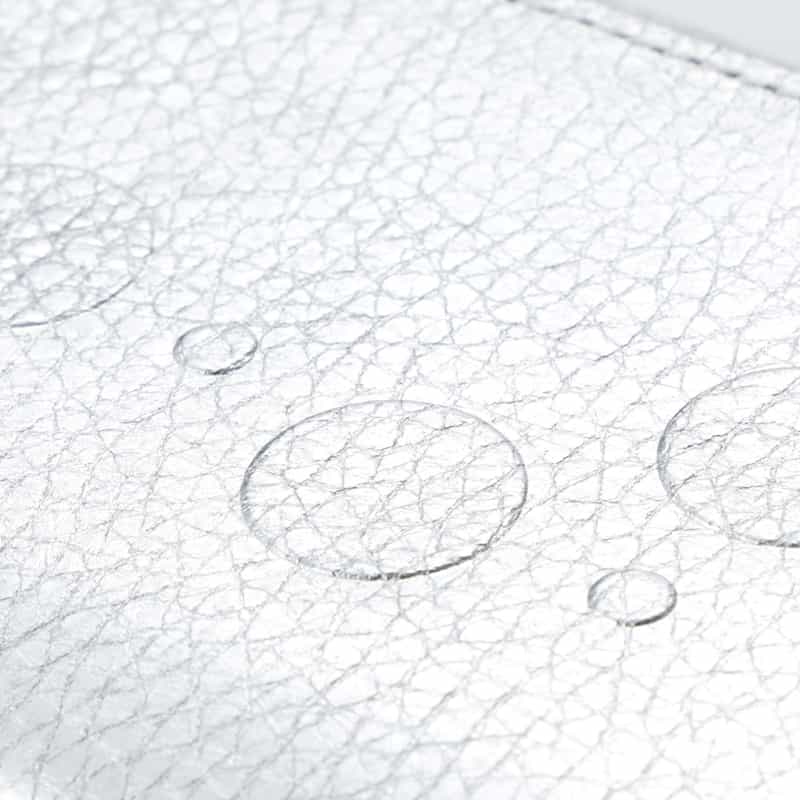 BARNEYS NEW YORK ドット柄型押し ハーフウォレット SILVER