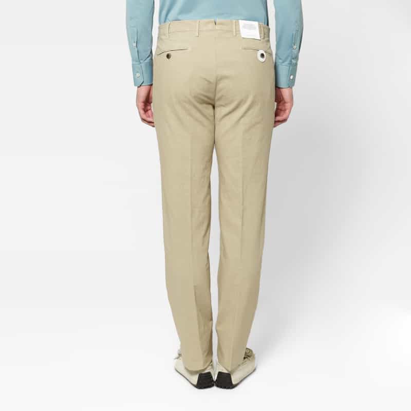 GERMANO GERMANO＜ジェルマーノ＞ コットンリネン素材スラックスパンツ BEIGE
