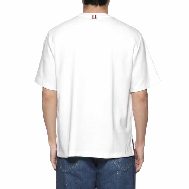 THOM BROWNE THOM BROWNE＜トム ブラウン＞ ポケット付きカットソー WHITE