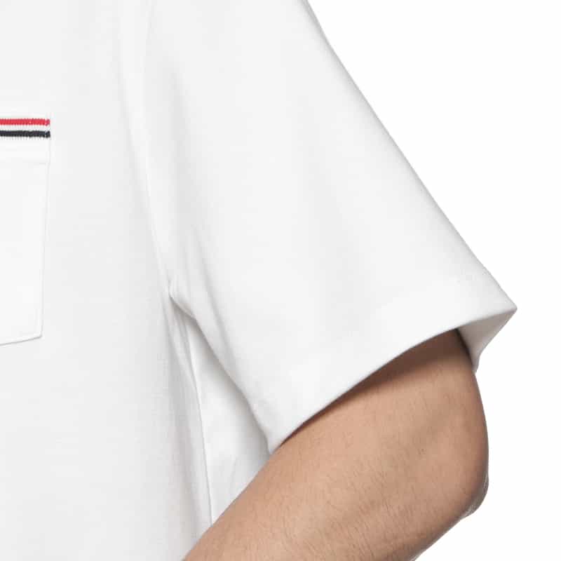 THOM BROWNE THOM BROWNE＜トム ブラウン＞ ポケット付きカットソー WHITE