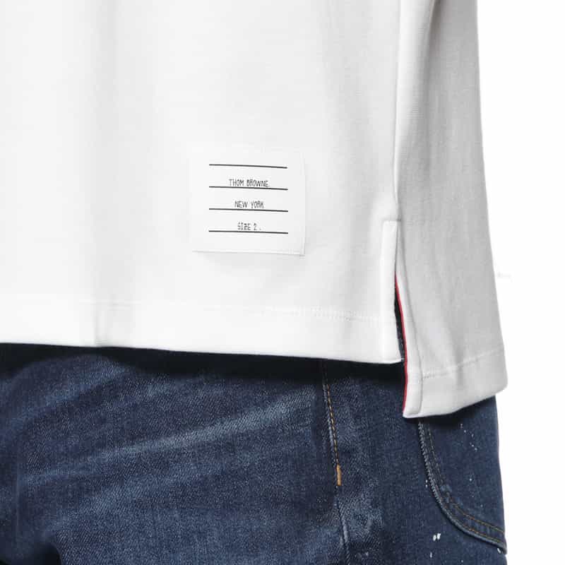 THOM BROWNE THOM BROWNE＜トム ブラウン＞ ポケット付きカットソー WHITE