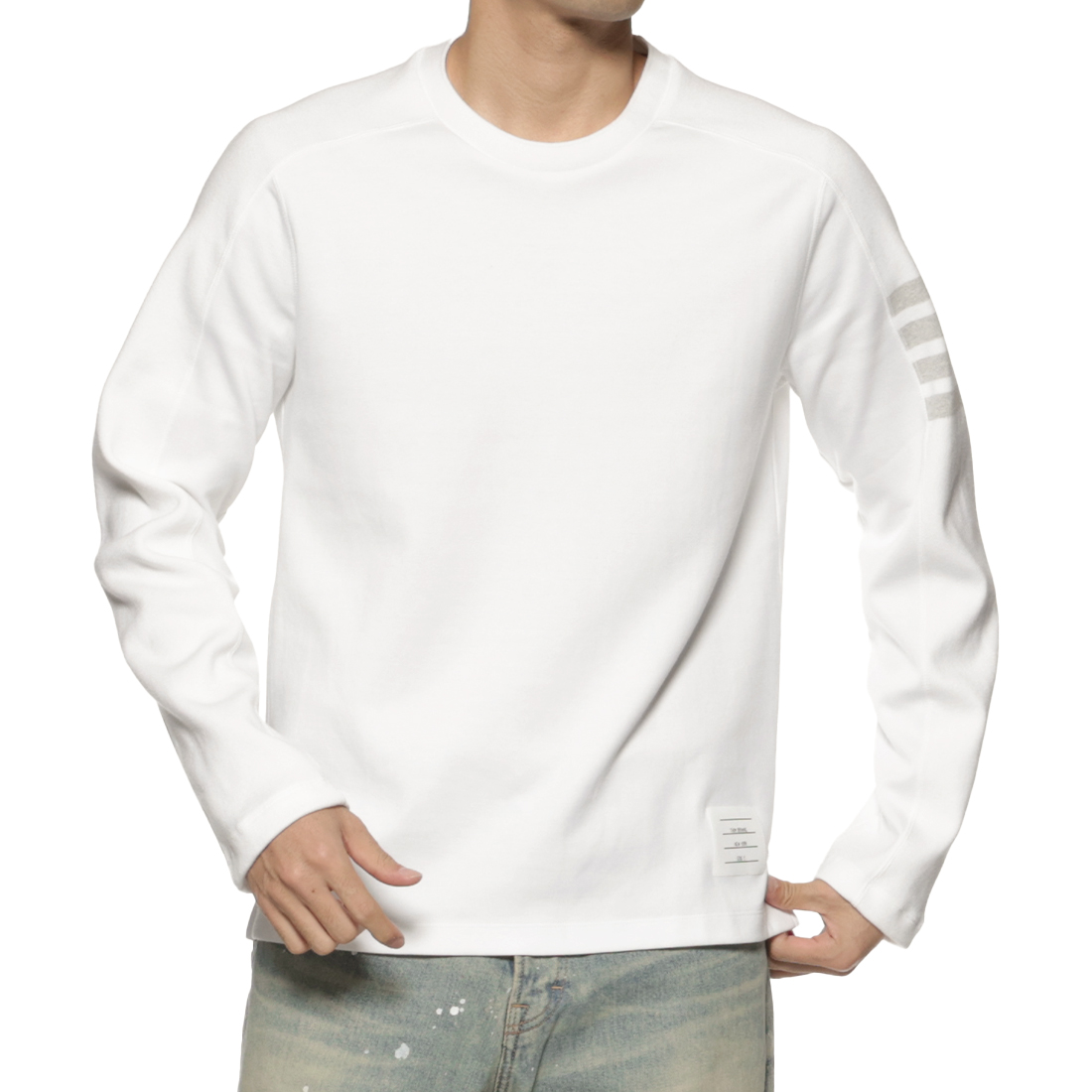 THOM BROWNE＜トム ブラウン＞ ロングスリーブカットソー