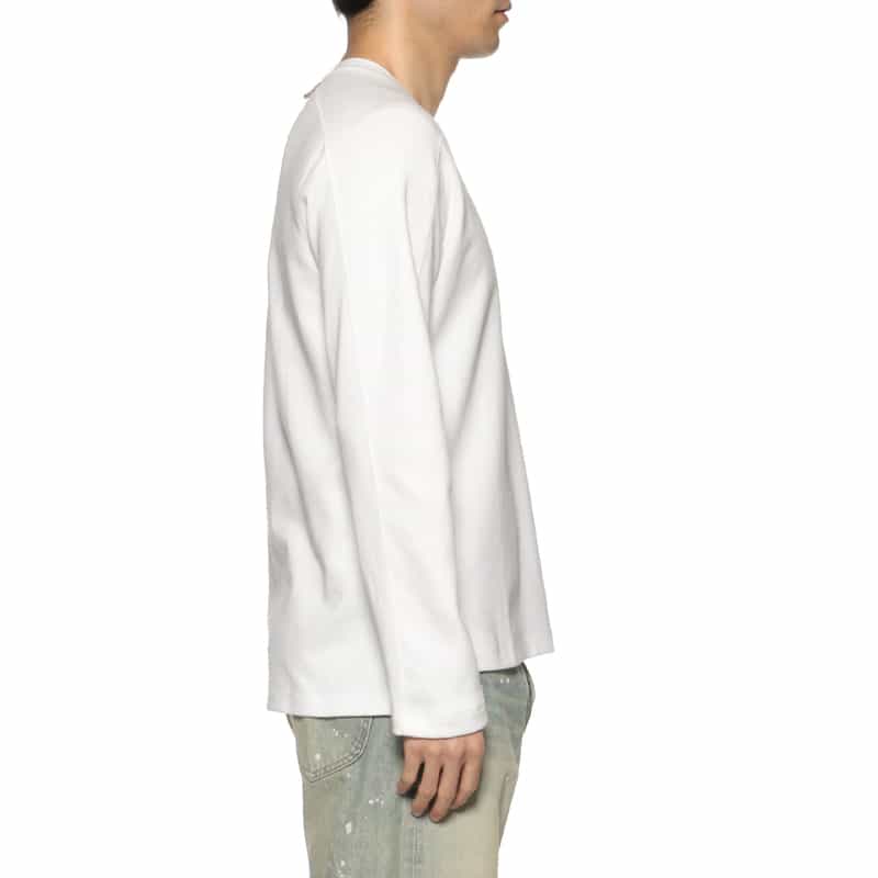 THOM BROWNE THOM BROWNE＜トム ブラウン＞ ロングスリーブカットソー WHITE