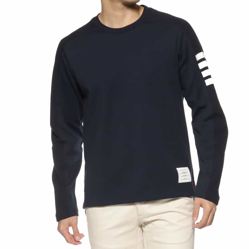 THOM BROWNE＜トム ブラウン＞ ロングスリーブカットソー