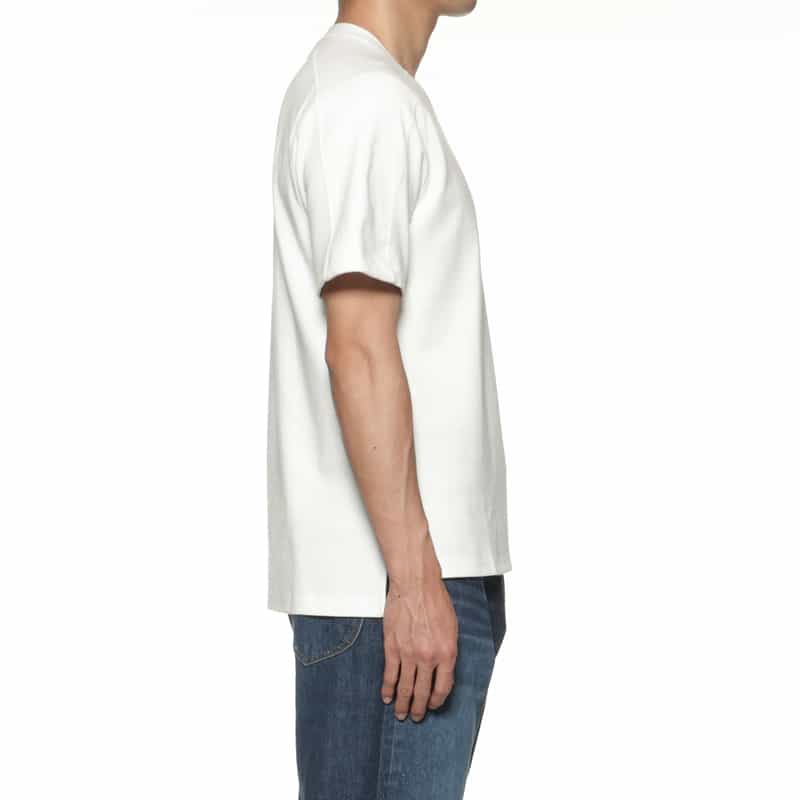 THOM BROWNE THOM BROWNE＜トム ブラウン＞ クルーネックカットソー WHITE