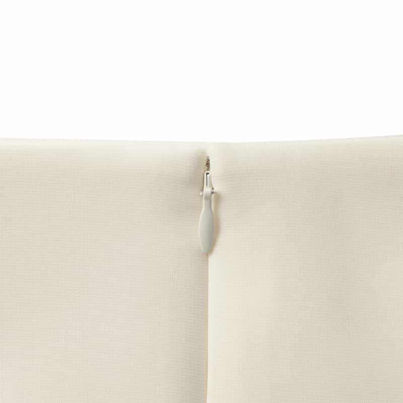 BARNEYS NEW YORK スクーバ素材ロングタイトスカート WHITE