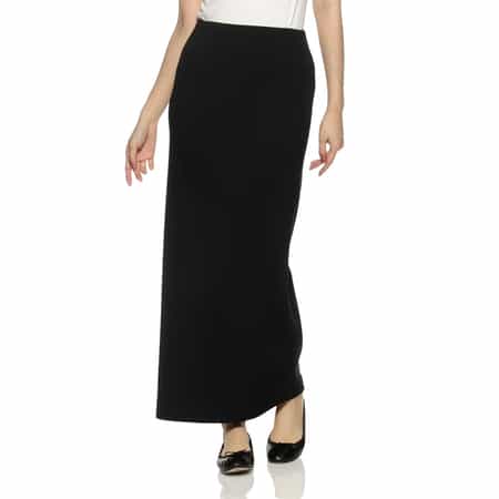 スクーバ素材ロングタイトスカート