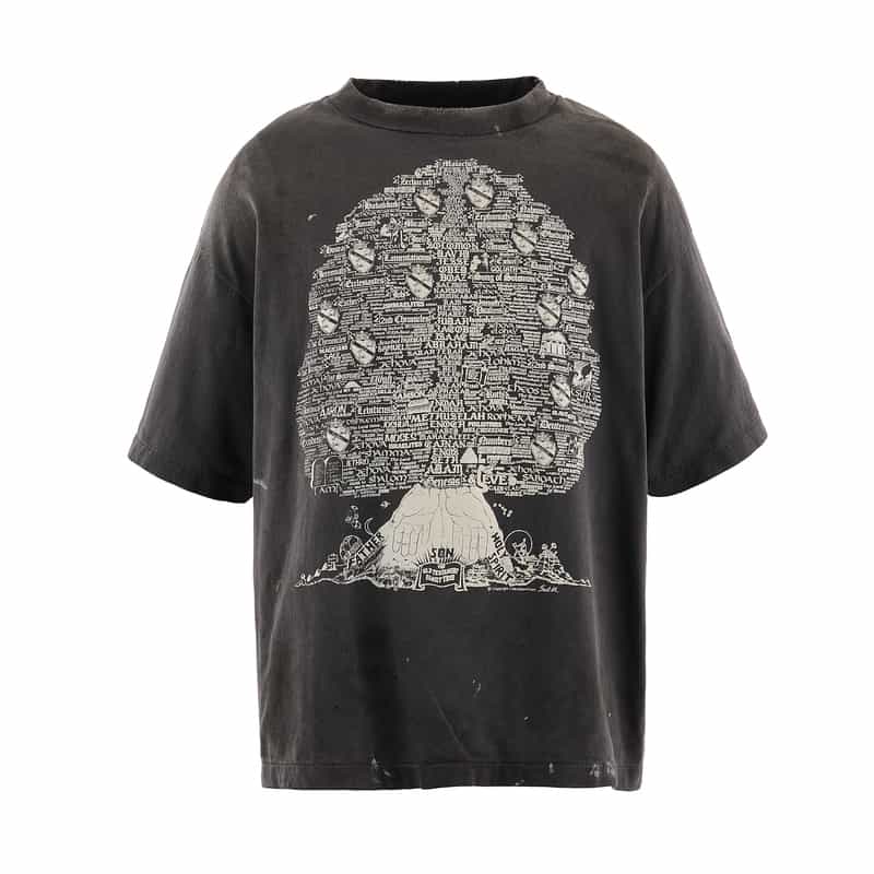 SAINT MXXXXXX＜セイント マイケル＞ ヴィンテージ加工グラフィックTシャツ