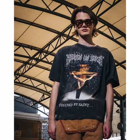 SAINT MXXXXXX＜セイント マイケル＞ ヴィンテージ加工グラフィックTシャツ