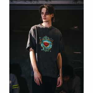 SAINT MXXXXXX＜セント マイケル＞ ヴィンテージ加工プリントTシャツ