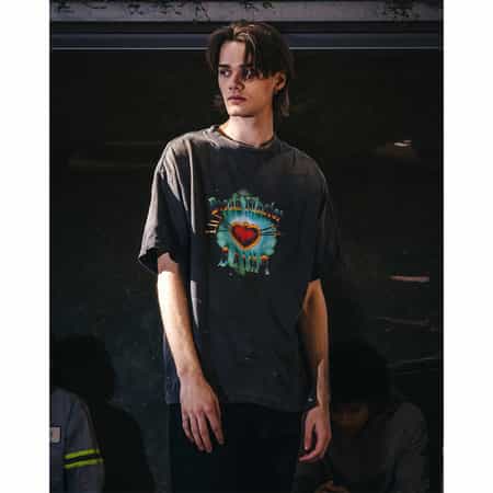 SAINT MXXXXXX＜セント マイケル＞ ヴィンテージ加工プリントTシャツ