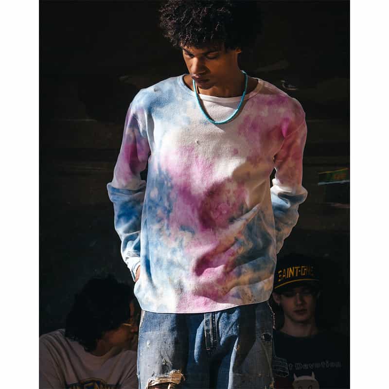 SAINT MXXXXXX＜セント マイケル＞ ヴィンテージ加工ロングスリーブカットソー