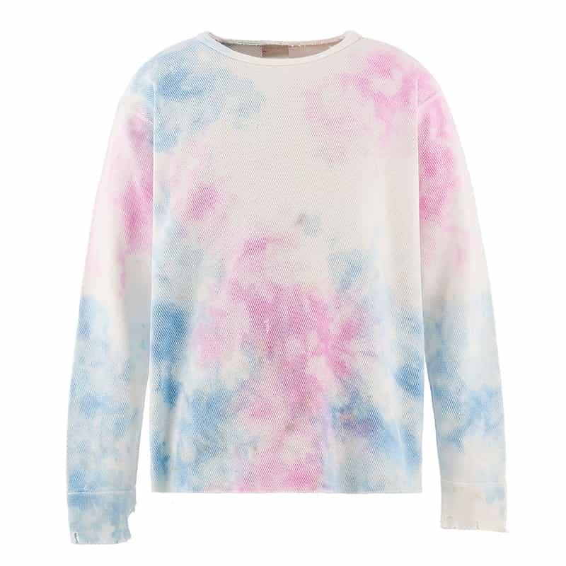 SAINT MXXXXXX SAINT MXXXXXX＜セント マイケル＞ ヴィンテージ加工ロングスリーブカットソー MULTICOLOR