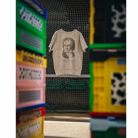 SAINT MXXXXXX＜セイント マイケル＞ ヴィンテージ加工ショートスリーブスウェットプルオーバー