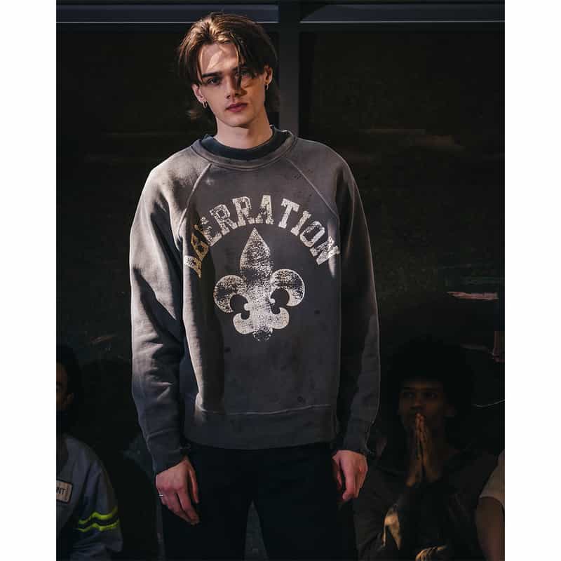 SAINT MXXXXXX＜セント マイケル＞ ヴィンテージ加工スウェットプルオーバー