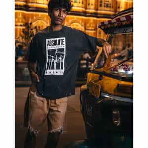 SAINT MXXXXXX＜セント マイケル＞ ヴィンテージ加工グラフィックTシャツ