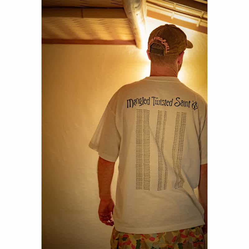 SAINT MXXXXXX SAINT MXXXXXX＜セント マイケル＞ ヴィンテージ加工Tシャツ WHITE
