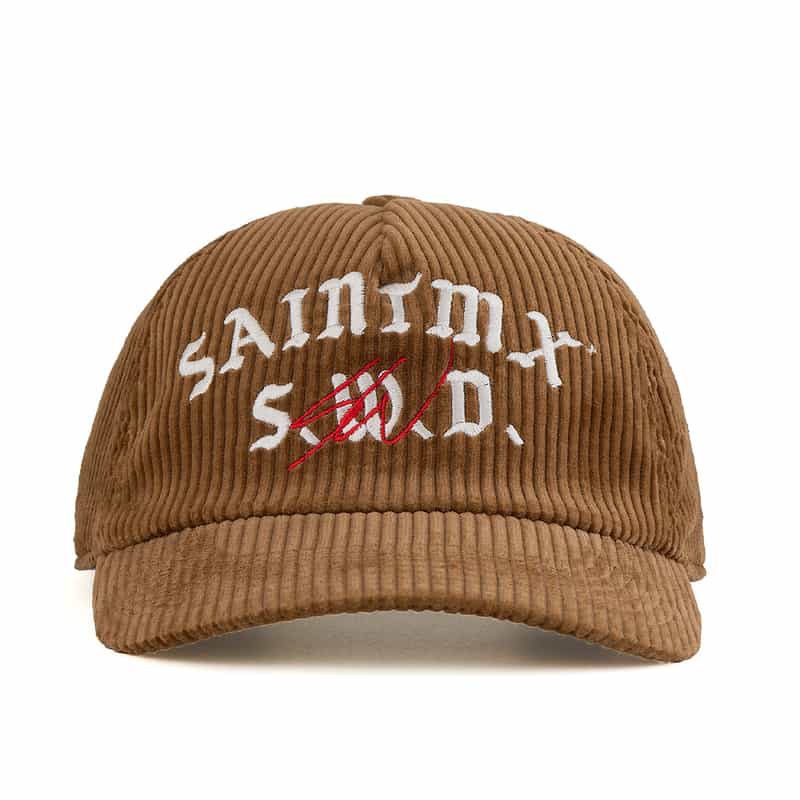 SAINT MXXXXXX SAINT MXXXXXX＜セント マイケル＞ コーデュロイキャップ BROWN