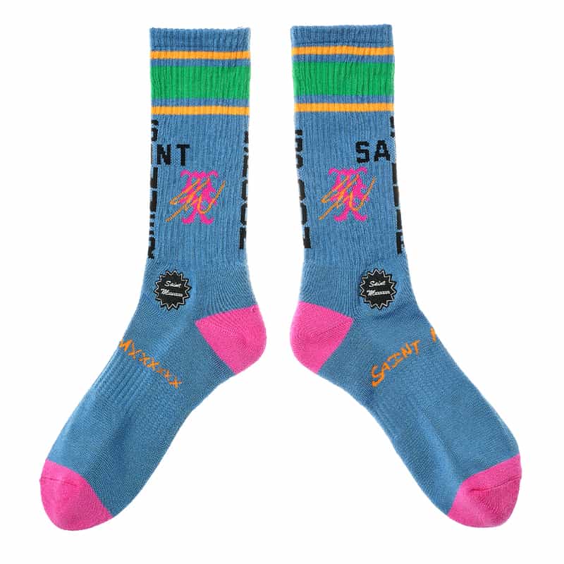 SAINT MXXXXXX SAINT MXXXXXX＜セント マイケル＞ ソックス BLUE