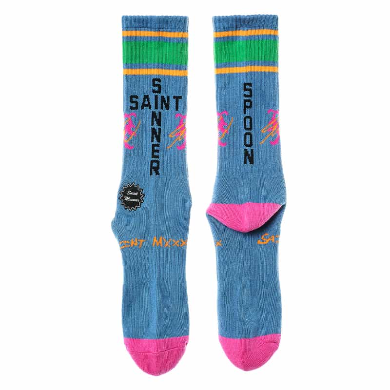 SAINT MXXXXXX SAINT MXXXXXX＜セント マイケル＞ ソックス BLUE