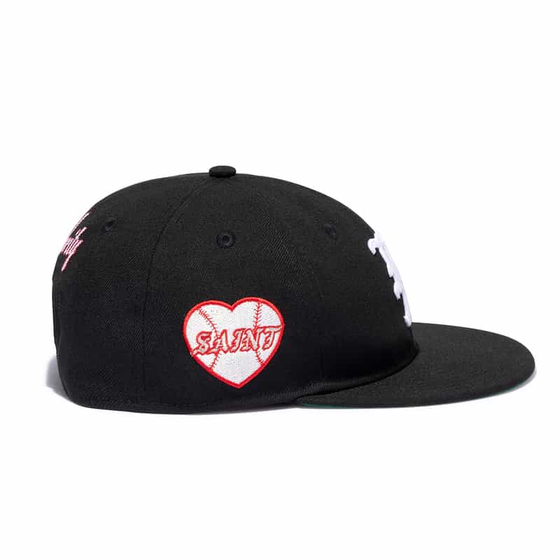 SAINT MXXXXXX SAINT MXXXXXX＜セント マイケル＞ ベースボールキャップ BLACK