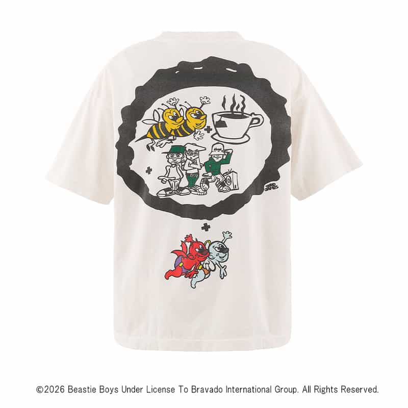SAINT MXXXXXX SAINT MXXXXXX＜セント マイケル＞ ヴィンテージ加工Tシャツ WHITE